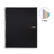 Notebook The Original Souple A5 Ligné 7 mm 150 feuilles 6 couleurs Noir - Miquel Rius photo du produit
