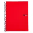 Notebook The Original Souple A4 Quadri. 5x5mm 150feuil. 6coul. Rouge photo du produit