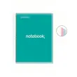 Notebook Emotions Souple A4 Ligné 7mm 120feuil. 5coul. Turquoise photo du produit