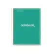 Notebook Emotions Souple A4 Ligné 7mm 120feuil. 5coul. Turquoise photo du produit