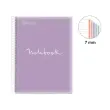 Notebook Emotions Souple A4 Ligné 7mm 120feuil. 5coul. Lavande photo du produit