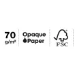 Notebook The Original Carton A4 Quadri. 5x5mm 120feuil. 4coul. Grafit photo du produit