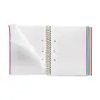Notebook Lifestyle Rigide A5 Quadrillé 5 x 5 mm 120 feuilles 4 couleurs Zigzag - Miquel Rius photo du produit