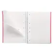 Cahier spirales souple - A4 - 5 x 5 - 80 pages - Rouge photo du produit