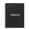 Notebook Emotions Rigide A4 Quadri. 5x5mm 80feuil. Noir photo du produit