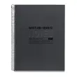 Notebook Eco Design Recyclé A4 Quadri. 5x5mm 120feuil. 4coul. Noir photo du produit