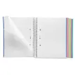 Notebook The Original Souple A5 Lign&eacute; 7mm 200feuil. 8coul. Rouge photo du produit