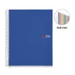Notebook The Original Souple A4 Quadrillé 5 x 5 mm 200 feuilles 8 couleurs Bleu - Miquel Rius photo du produit