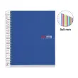 Notebook The Original Souple A5 Quadri. 5x5mm 200feuil. 8coul. Bleu photo du produit