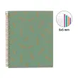 Notebook Lifestyle Rigide A5 Quadri. 5x5mm 120feuil. 4coul. Feuilles photo du produit