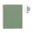 Notebook Lifestyle Rigide A5 Lign&eacute; 7 mm 120 feuilles 4 couleurs Feuilles - Miquel Rius photo du produit