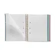 Notebook Lifestyle Rigide A5 Ligné 7mm 120feuil. 4coul. Crème photo du produit