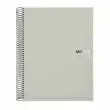 Notebook The Original Souple A5 Quadri. 5x5mm 200feuil. 8coul. Gris photo du produit