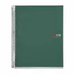 Notebook The Original Souple A4 Quadrill&eacute; 5 x 5 mm 200 feuilles 8 couleurs Kaki - Miquel Rius photo du produit