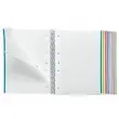 Notebook Emotions Souple A4 Quadri. 5x5mm 160feuil. 8coul. Marine photo du produit