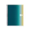 Cahier spirales souple - A4 - 5x5 - 120 pages - Coloris dégradé photo du produit