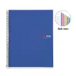Notebook The Original Souple A4 Quadri. 5x5mm 150feuil. 6coul. Bleu photo du produit