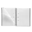 Notebook Be Eco Recyclé A5 Quadrillé 5 x 5 mm 80 feuilles Anthracite - Miquel Rius photo du produit