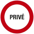 Panneau Prive 30 cm FR photo du produit