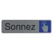 Plaque adhésive « Sonnez » FR - Exacompta photo du produit