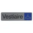 Plaque adhésive « Vestiaire » FR - Exacompta photo du produit