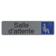 Plaque adhésive « Salle d'attente » FR - Exacompta photo du produit