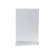 Porte-visuel vertical socle aluminium A4 - Exacompta photo du produit