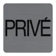 Plaque adhésive « Privé » FR - Exacompta photo du produit