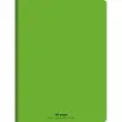 CONQUERANT C9 Cahier piq&ucirc;re 17x22cm 60 pages 90g grands carreaux Sey&egrave;s. Couverture polypropyl&egrave;ne Vert photo du produit