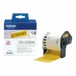 Brother QL500/550 Ruban 62mm N/JAUNE photo du produit