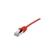 DEXLAN Cordon RJ45 CAT 6A S/FTP LSOH Ultra Fin rouge - 2 m photo du produit