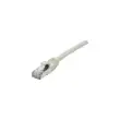 DEXLAN Cordon RJ45 categorie 6A S/FTP LSOH snagless gris - 0,15 m photo du produit