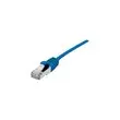 DEXLAN Cordon RJ45 CAT 6A S/FTP LSOH Ultra Fin bleu - 1 m photo du produit