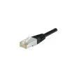 Cordon RJ45 etanche categorie 6 F/UTP noir - 50 m photo du produit