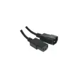 Rallonge d alimentation C14 / C13 noire- 7,5 m photo du produit