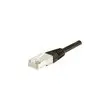 Cordon RJ45 categorie 5e F/UTP noir - 0,15 m photo du produit