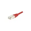 Cordon RJ45 categorie 5e F/UTP rouge - 0,7 m photo du produit