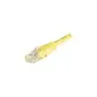 Cordon RJ45 categorie 6 U/UTP jaune - 5m photo du produit