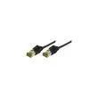 Cordon RJ45 sur cable categorie 7 S/FTPLSOH snagless noir - 5 m photo du produit