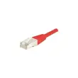 Cordon RJ45 categorie 5e F/UTP rouge - 10 m photo du produit