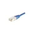 Cordon RJ45 categorie 5e F/UTP bleu - 3m photo du produit