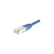 Cordon RJ45 categorie 6 F/UTP bleu - 50m photo du produit