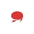 Cordon RJ45 plat categorie 6 U/FTP snagless rouge - 5 m photo du produit