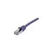 Cordon RJ45 categorie 6A F/UTP LSOH snagless violet - 0,15 m photo du produit
