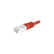 Cordon RJ45 categorie 6 S/FTP rouge - 30 m photo du produit