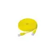 Cordon RJ45 plat categorie 6 U/FTP snagless jaune - 7,5 m photo du produit