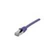 Cordon RJ45 categorie 6 F/UTP LSOH snagless violet - 3 m photo du produit