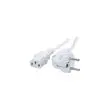 Cordon d alimentation PC CEE7 / C13 blanc - 0,6 m photo du produit