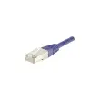 Cordon RJ45 categorie 6 F/UTP violet - 3 m photo du produit