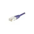 Cordon RJ45 categorie 6 S/FTP violet - 15 m photo du produit